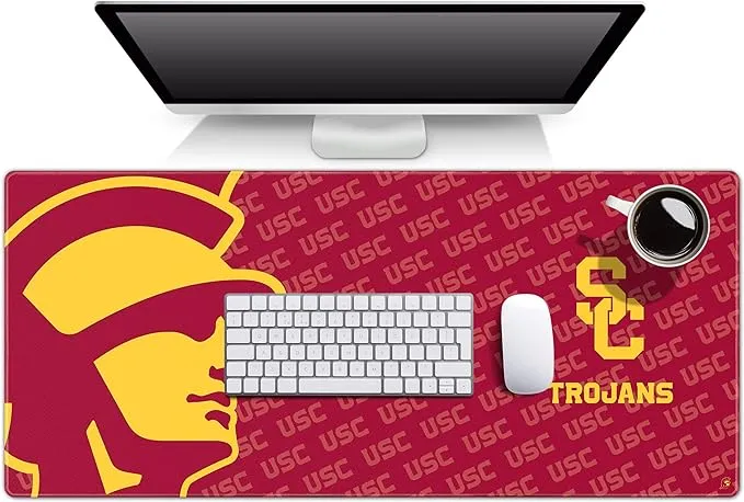 YouTheFan NCAA USC Trojans Logo Series Desk Pad