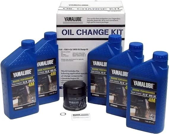 OEM Yamaha Outboard F150 10W30 Oil Change Kit Lub-Mrnmr-Kt-10