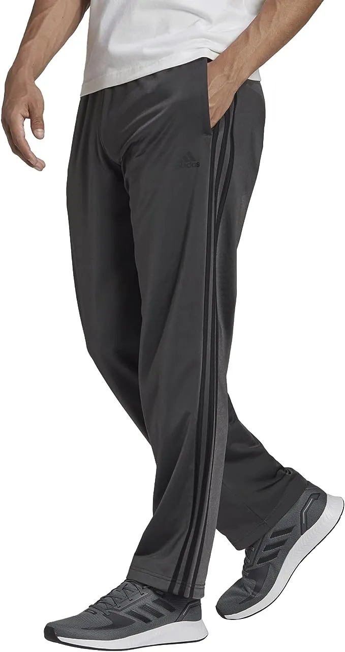 adidas Men's Essentials Warm-up Open Hem 3-stripes Tracksuit Pants