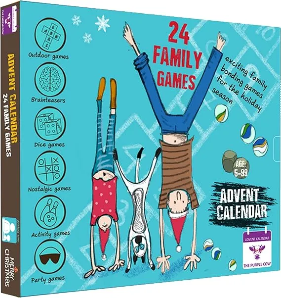 NEW 2022 Advent Calendar FAMILY 24 Family Games Step-by-Step Picture Guide 