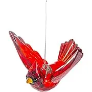 Ganz Radiant Cardinal Christmas Tree Ornament with Charm 5 Inch Red