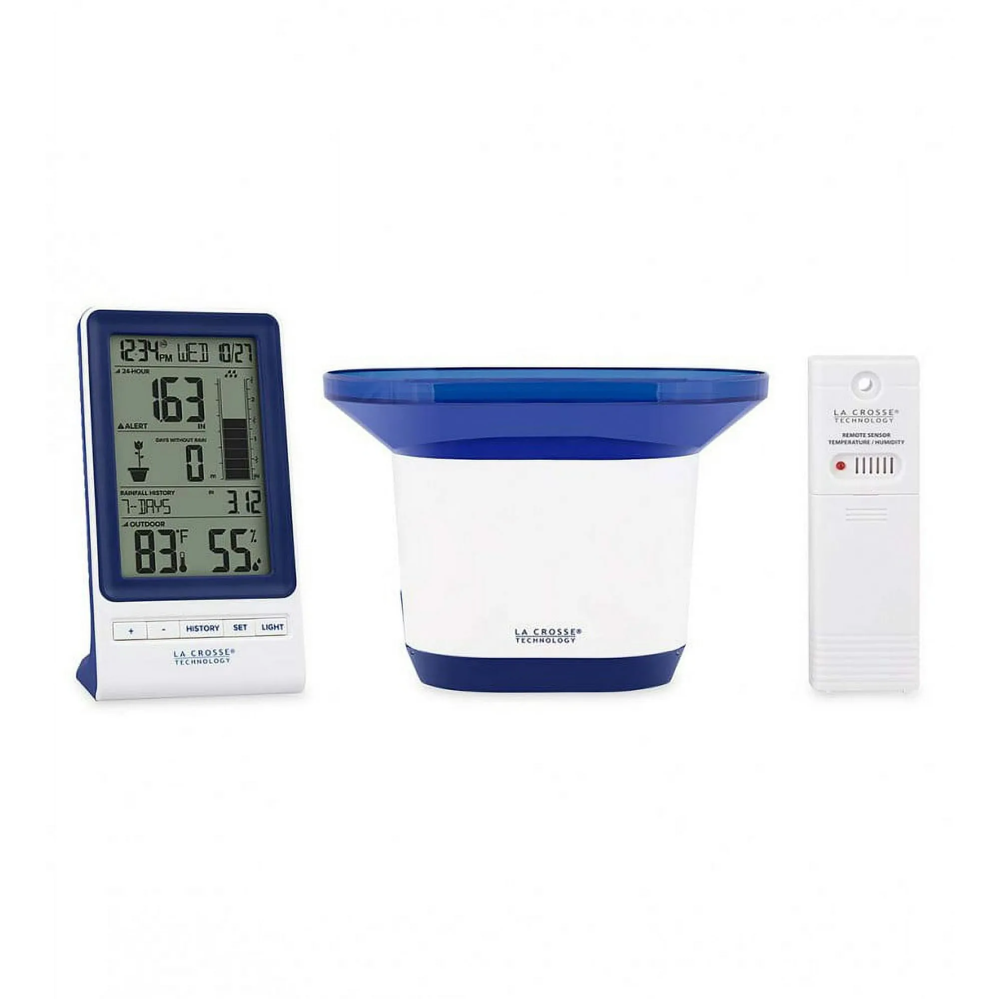 La Crosse Technology Digital Rain Gauge 724-1415BL