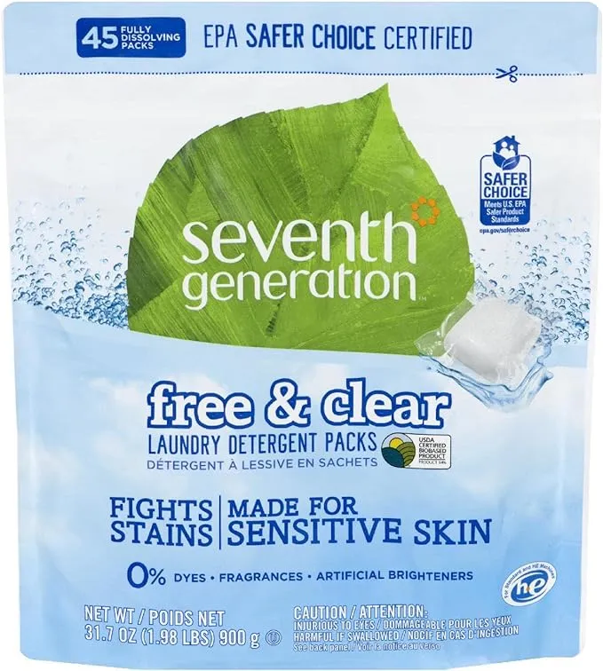 Seventh Generation Laundry Detergent Packs