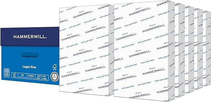 Hammermill Printer Paper, 20 Lb Copy Paper, 8.5 x 11 - 3 Ream (1,500 Sheets) - 92 Bright, Made in the USA, 500 Count (pack of 3)