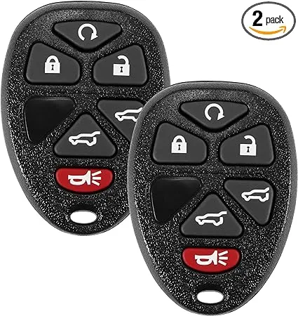 VOFONO Car Key Fob Keyless Entry Remote Fits Chevy Tahoe/ Suburban 6 Button 