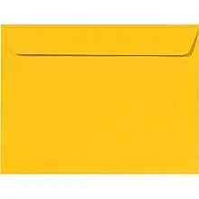 9 x 12 Booklet Envelopes in 80 lb. Sunflower for Mailing a Business Letter,