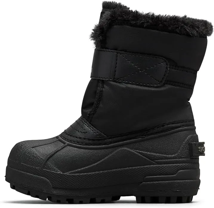 Sorel Snow Commander Kids Boots - Black Charcoal