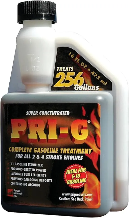 PRI - PRI-16-G -G Fuel Stabilizer - Lubricity - Stability Diesel Treatment 16Oz