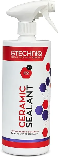 Gtechniq - C2 Liquid Crystal C2v3 - Make Your Car Shine and Stay Clean Longer; Instant, Effective Protection from UV Rays and Dirt with Extreme Repellency; Lasts Up to 6 Months (1 Liter)