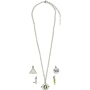 Bioworld Harry Potter Mischief Managed Interchangeable Multi-Charm Necklace Set