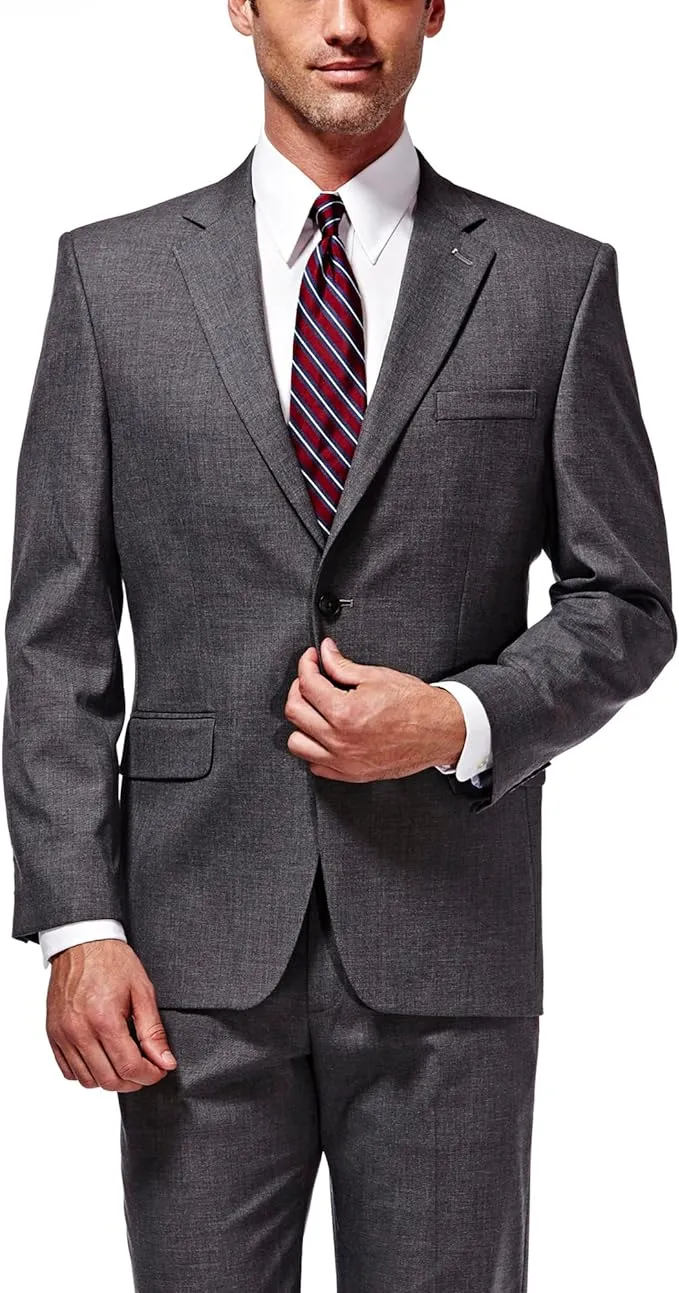 Jm Haggar Men's Premium Stretch Suit Separate Jacket Classic Fit