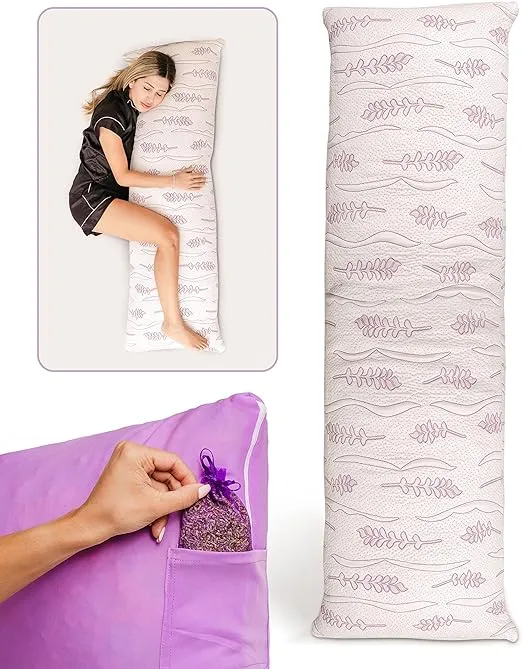 Lavender Luxury Full Body Pillow