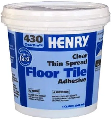 Henry, W.W. Co. Henry, W.W. 12097 QT #430 Tile AdhesiveHenry, W.W. Co. Henry, W.W. 12097 QT #430 Tile Adhesive