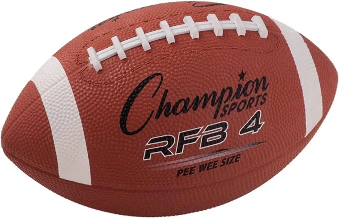 Champion Sports Pee Wee Size Rubber Football