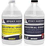 Industrial-Grade Epoxy Resin 1 Gallon Kit | Water-Resistant, Glossy, Clear, Easy