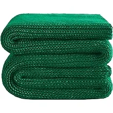 L'AGRATY Knitted Weighted Blanket - 60"x80" 15lbs Cooling Chunky Knit Heavy Blanket for Adults Braided Crochet Throw Thick Cable Yarn Knit Decorative Blanket No Beads Evenly Weighted Machine Washable