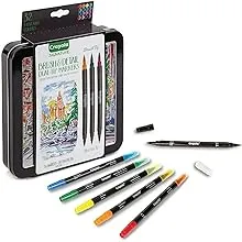 Crayola Brush & Detail Dual Ended Markers - Assorted Color 16 per Set