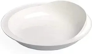 Providence Spillproof 9" Scoop Plate High-Low Adaptive Bowl - 3 Pack - Dish for Disabled, Handicapped, and Elderly Adults with Special Needs from Parkinsons, Dementia, Stroke or Tremors - PSC 996
