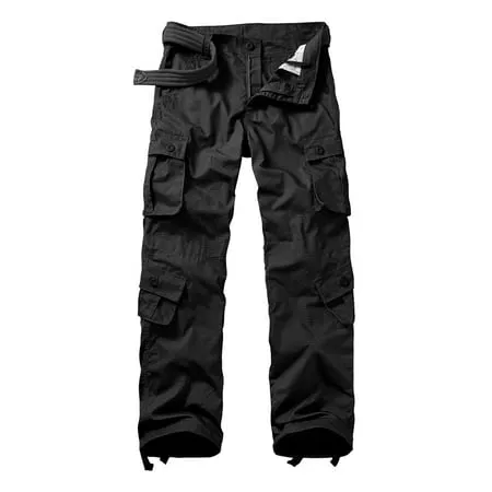 AKARMY Men's Hiking Pants Casual Camouflage Multi-Pocket Cargo Work Pants