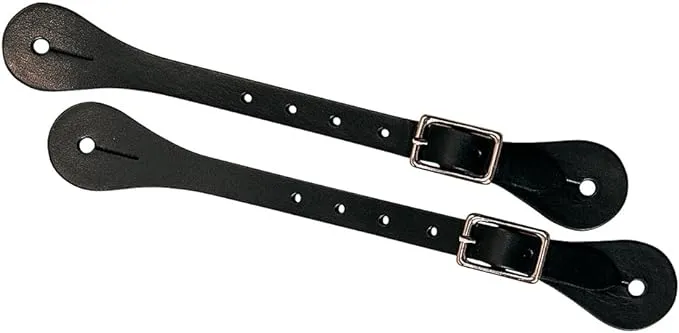 Weaver Leather Single Ply Spur Straps Black