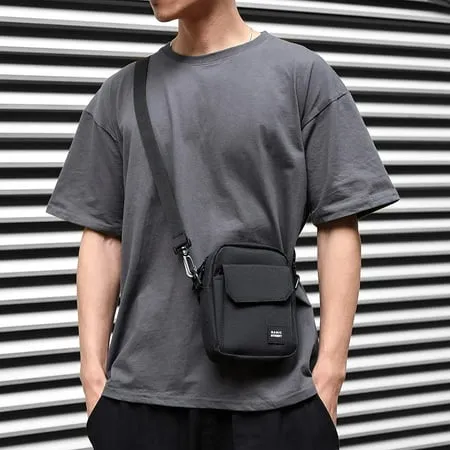 Small Crossbody Bag for Men,Canvas Messenger Shoulder Bags Crossbody Satchel Bag Men's Side Bags Over the Shoulder Purse