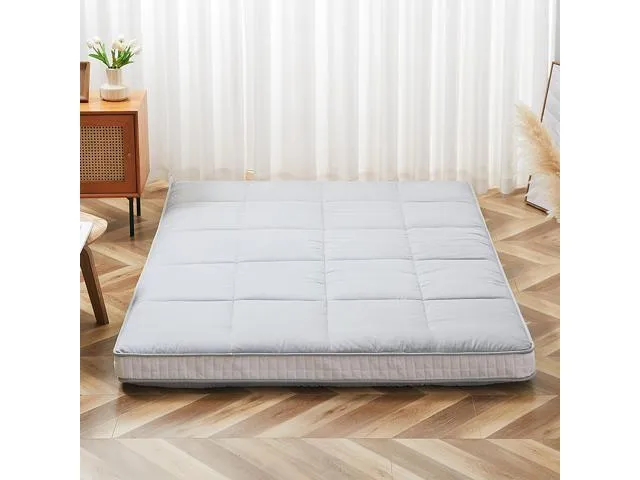 Begonia.K Japanese Floor Mattress Futon Mattress, Thicken Tatami Mat Sleeping Pad Foldable Roll Up Mattress Dormitory Mattress Pad Bed Queen