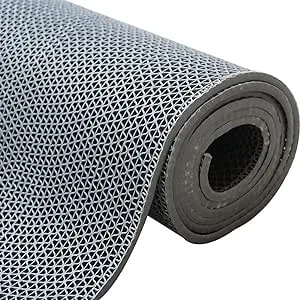 tonchean Nonslip Drainage Floor Mat 3x10ft Commercial PVC Mesh Hollow Mats Pool Bath Shower Wet Area Floor Mat 022 Thick Ver