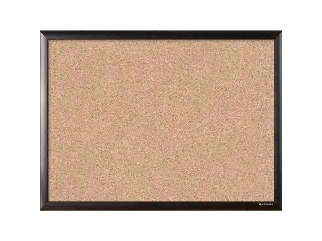 U Brands Cork Bulletin Board 23 x 17&#034; (265U00-01)