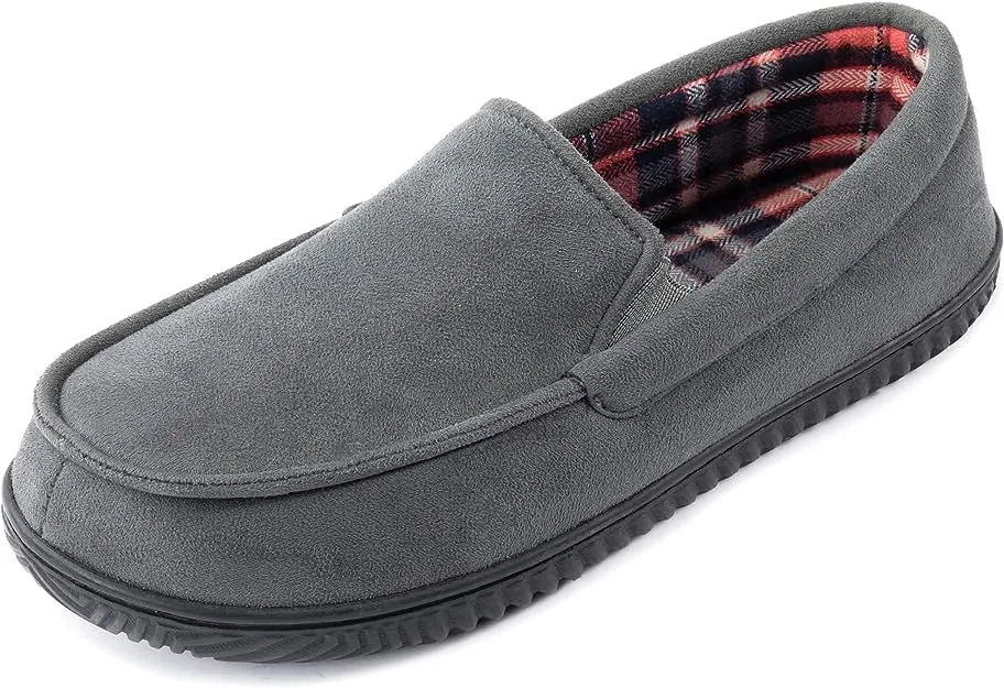 RockDove Men's Alexander Flannel Lined Loafer Slipper