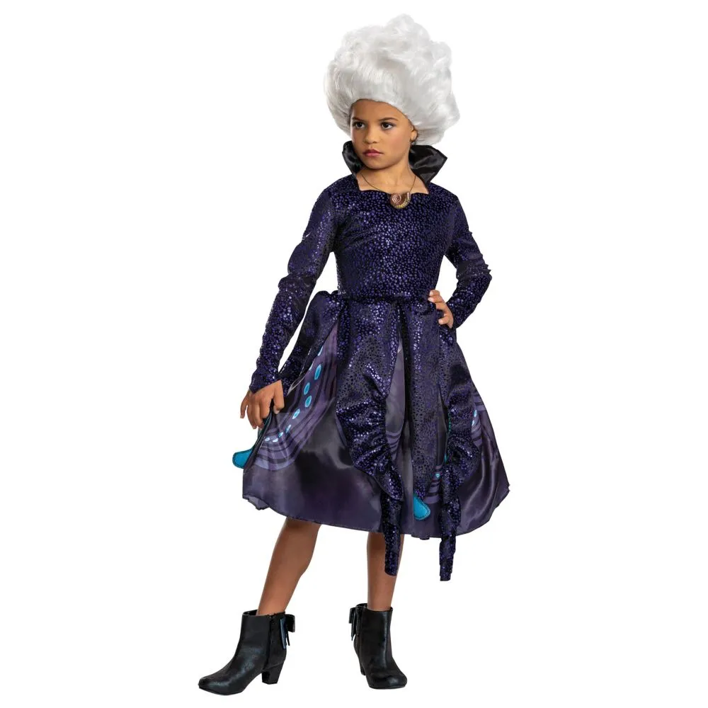 Kids Deluxe Live Action Little Mermaid Ursula Costume  - Small 4-6