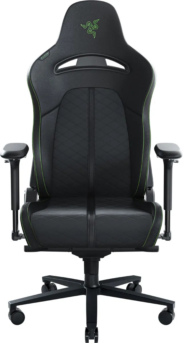 Razer Enki Gaming Chair for All-Day Comfort - Black/Green