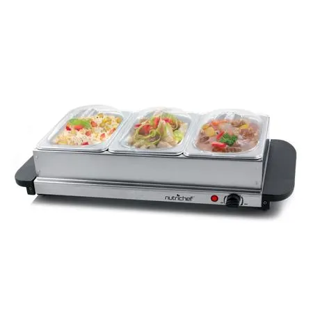 Food Warming Tray - Buffet Server Hot Plate Food Warmer