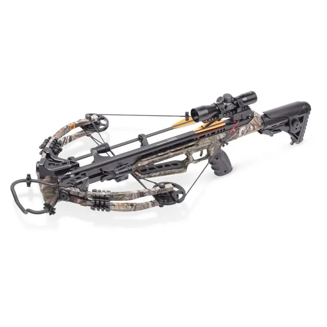 CenterPoint Archery Dagger 390 Compound Crossbow Kit, 390fps, Camo, AXCD190FCK