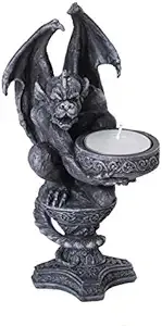 Silas The Gargoyle Candle Holder Tabletop Decor Statue 6 inch Tall