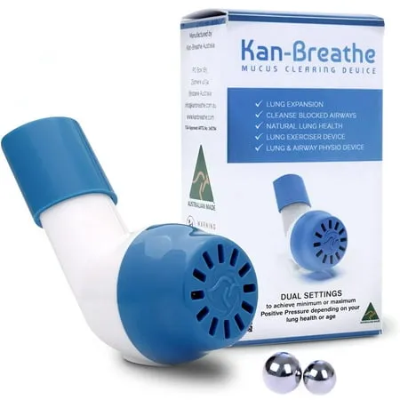 Lung Exerciser Device, Breathing Exercise Device for Lungs, Valve Mucus Removal Device, Mucus Clearance and Lung Expansion Device