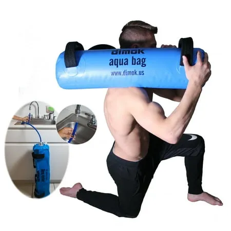 Aqua Bag SandBag For Fitness Equipment w Water - Home Gym Workout Sand Bag Training