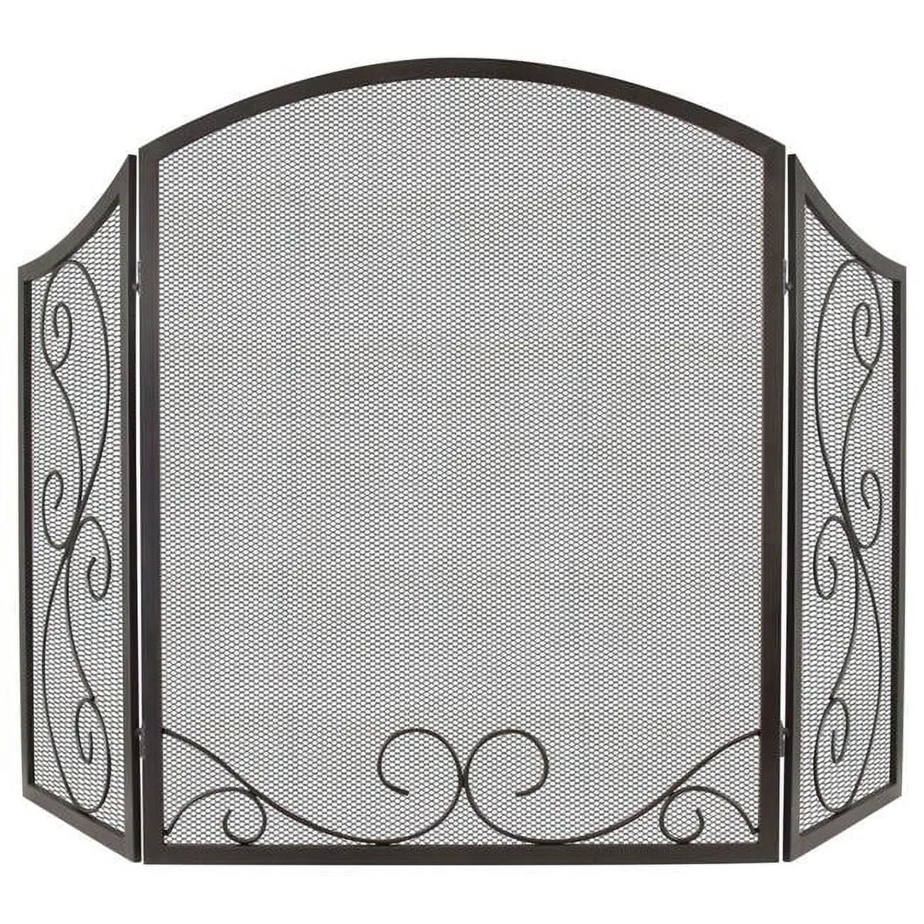 GHP Group Iris Scroll Fireplace Screen