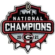 Georgia Bulldogs 2021 National Champions Collectible PatchGeorgia Bulldogs 2021 National Champions Collectible Patch