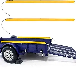 2-Sided Assist System Compatible with Tailgate Utility Trailer Gate&Ramp, Trailer Tailgate Ramp Lift Assist System Maximum 400 Lbs Load Capacity