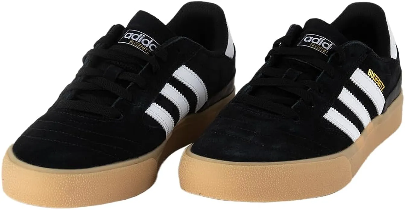 adidas Originals Men's Busenitz Vulc II Fashion Sneaker, Core Black/Footwear White/Gum3, 11