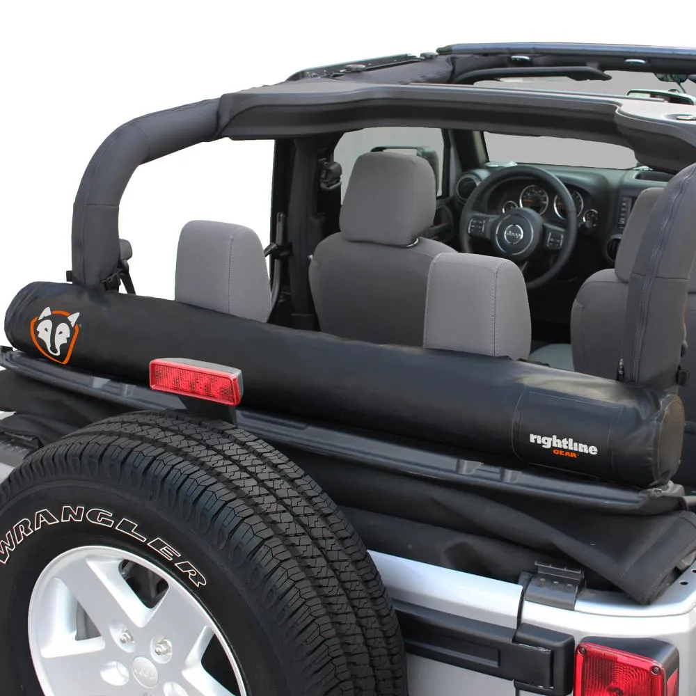 Rightline Gear Roof Cargo Bag for Jeep Wrangler - Weatherproof PVC Material, 55-in L x 6-in D, Holds Soft Top Windows, Easy Installation Lowes.com