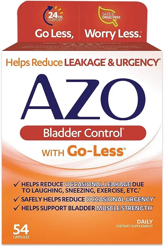 AZO Bladder Control with Go-Less, Helps Reduce Occasional Urgency - 54ct