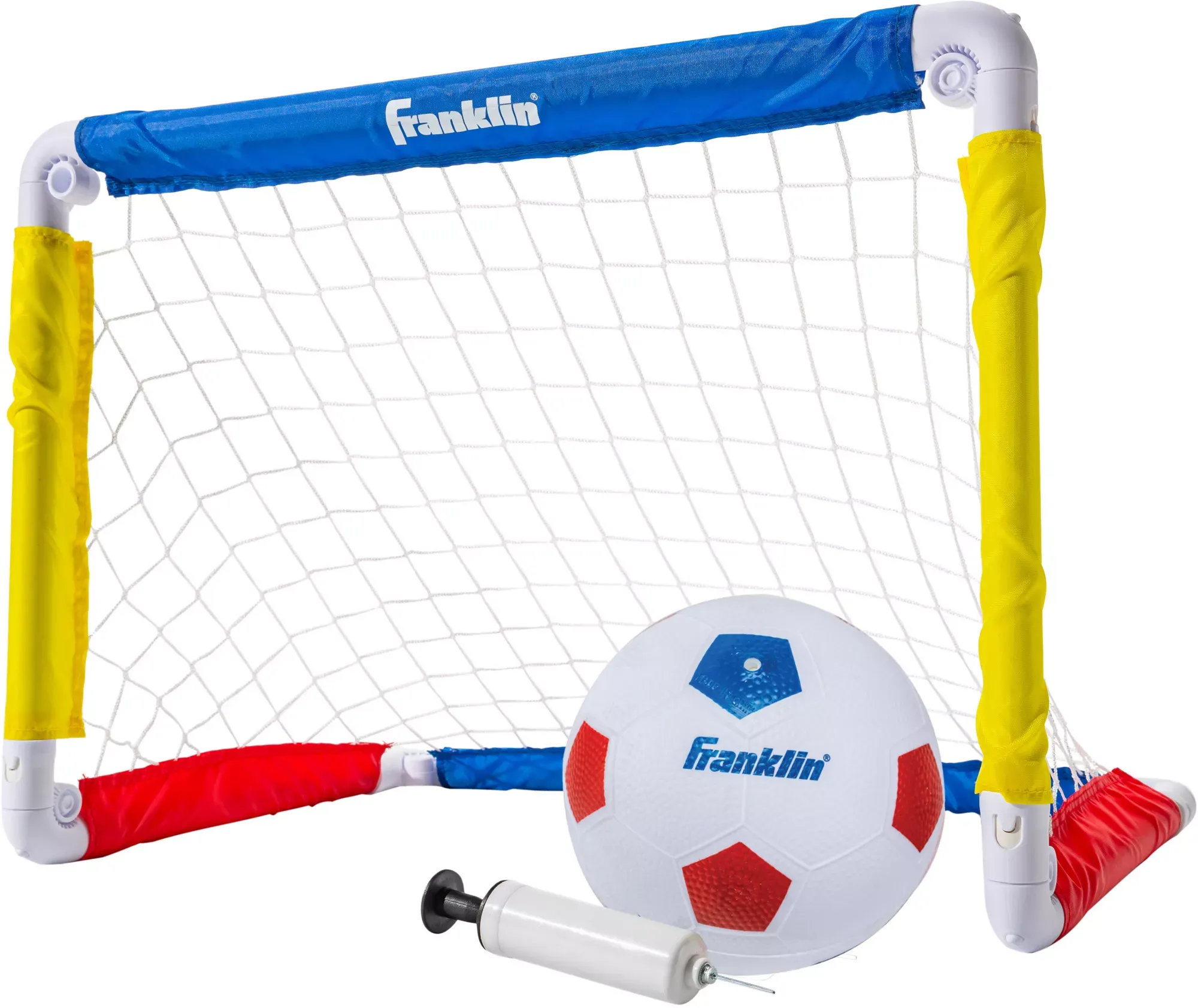 Franklin Sports Kids 24" x 16" Soccer Goal with Ball and Pump