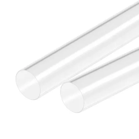 Acrylic Pipe Clear Round Tubing 47mm ID 50mm OD 18 for Lamps and Lanterns Water Cooling System 2pcs