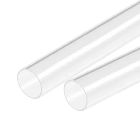 Acrylic Pipe Clear Round Tubing 36mm ID 40mm OD 18 for Lamps and Lanterns Water Cooling System 2pcs