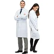 Dress Up America Lab Coat - Doctors White Lab Coat Costume for Adults - 3/4 Length Lightweight Lab Coats for Women and Men