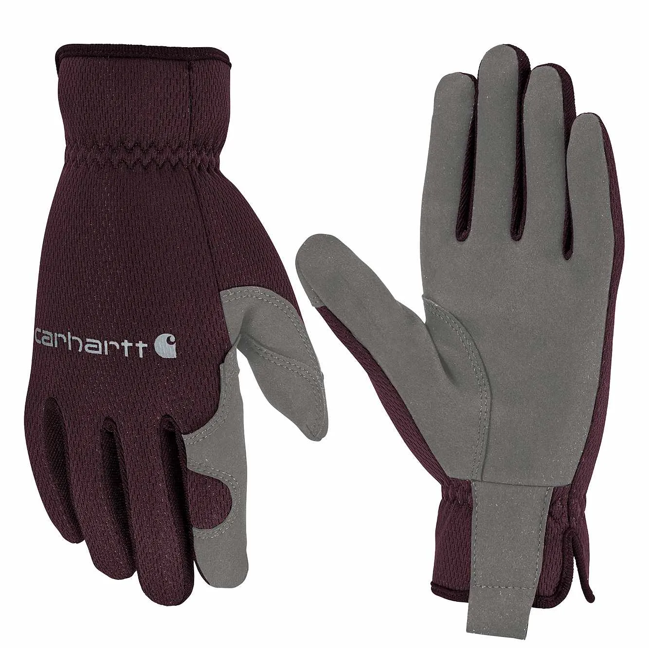 "Carhartt Women's High Dexterity Open Cuff Glove - Grey - M"