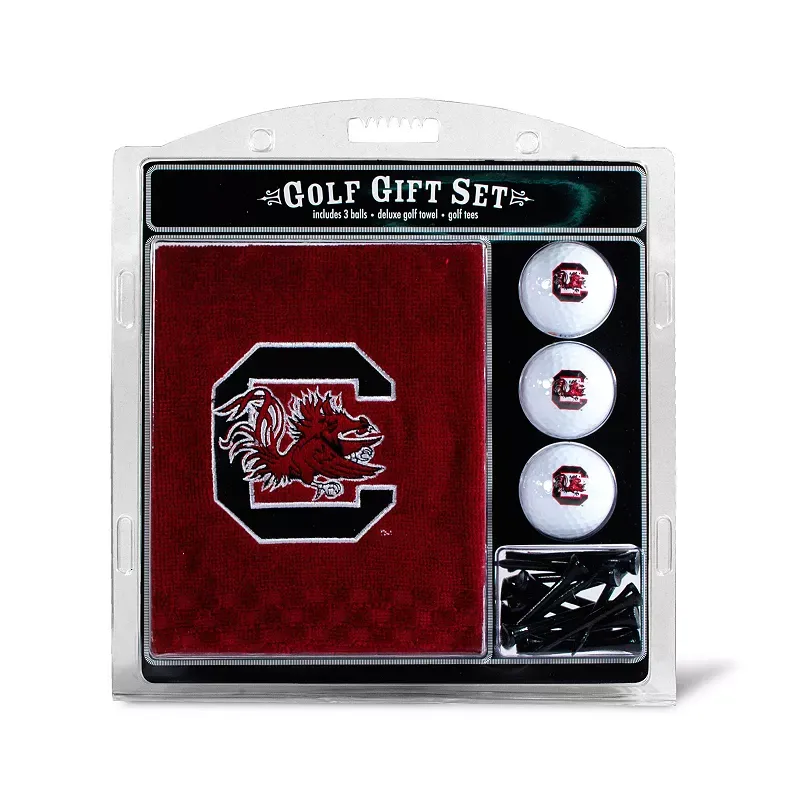 South Carolina Gamecocks Embroidered Golf Gift Set