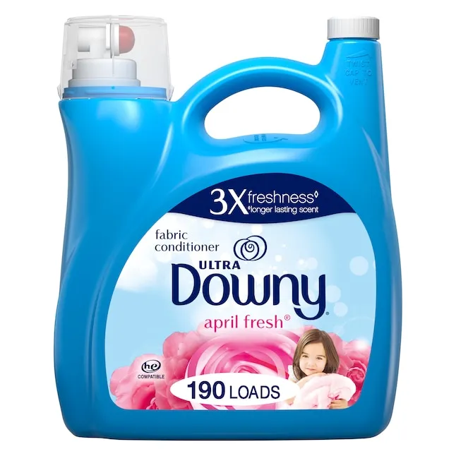 Downy Ultra Laundry Liquid Fabric Softener (Fabric Conditioner), April Fresh, 140 fl oz, 190 Loads