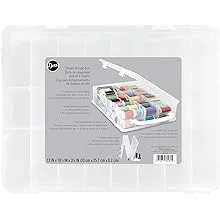 Dritz Thread Storage Box 13X10X3, Transparent